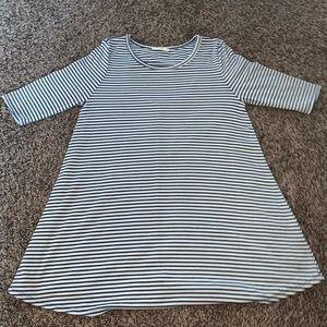 Half Sleeve T-Shirt with Open Back